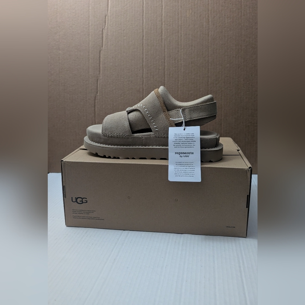 UGG Goldenstar Regenerate Sandals Women's Size 9 Sand - Picture 5 of 6